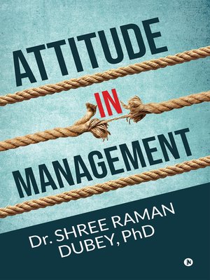 cover image of Attitude  In  Management